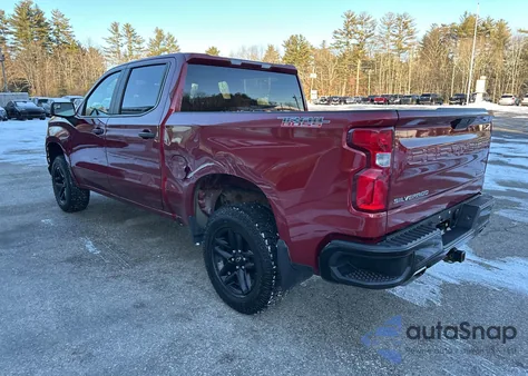 2020 Chevrolet Silverado 1500 4Wd Short Bed Custom Trail Boss z USA, uszkodzony, nr VIN 1GCPYCEF8LZ305543